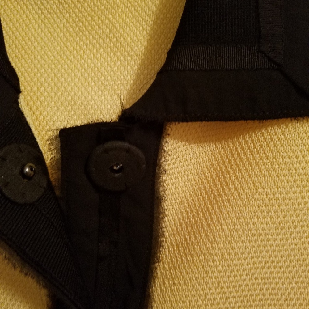 Misook yellow and black cardigan jacket blazer - Picture 3 of 4